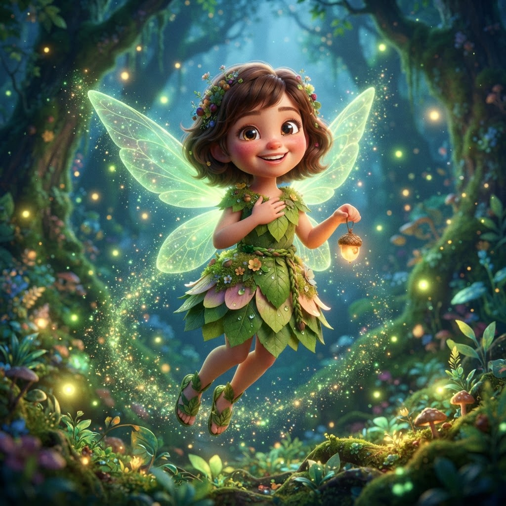 Illustration of Fern the Fairy, The Dream Weaver